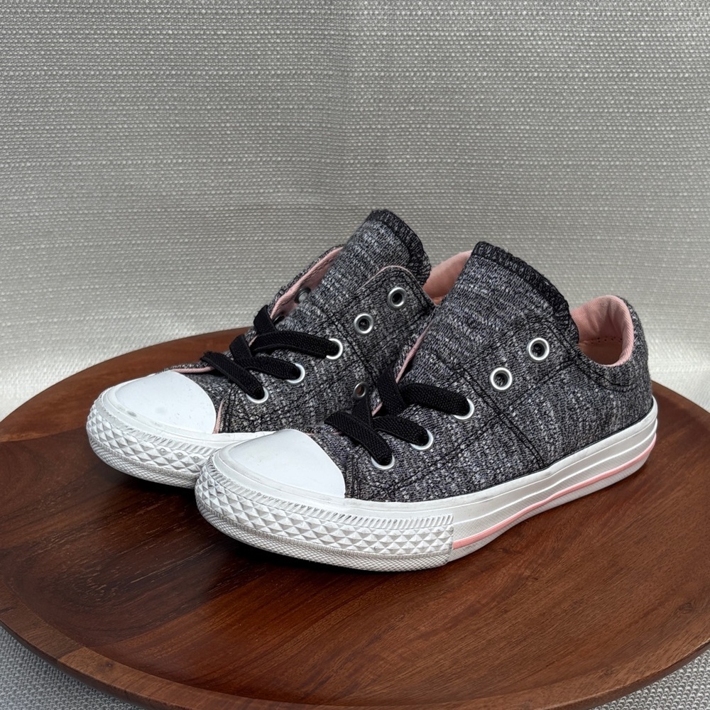 Converse Chuck Taylor All Star Kids' Heathered/Pink Sneakers Sz 12